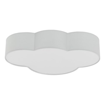 Brilagi - Dětské stropní svítidlo NIMBUS 4xE27/15W/230V 46x63 cm šedá