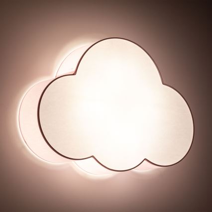 Brilagi - Dětské stropní svítidlo NIMBUS 4xE27/15W/230V růžová