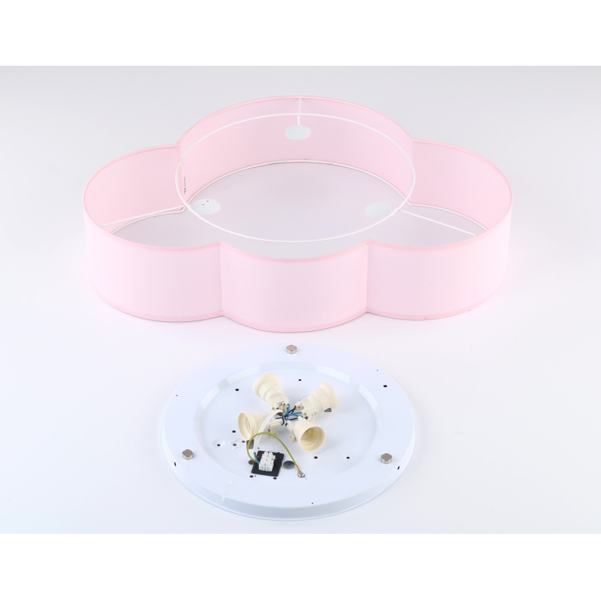 Brilagi - Dětské stropní svítidlo NIMBUS 4xE27/15W/230V růžová