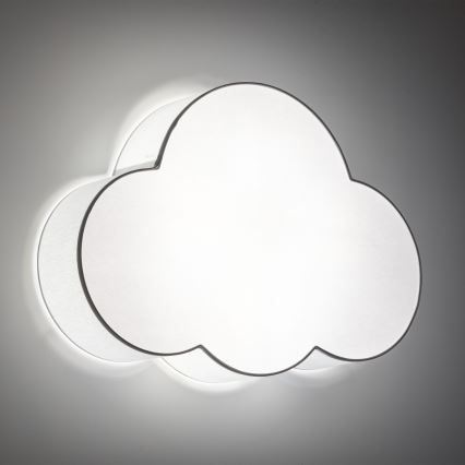 Brilagi - Dětské stropní svítidlo NIMBUS 4xE27/15W/230V šedá