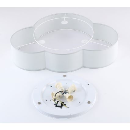 Brilagi - Dětské stropní svítidlo NIMBUS 4xE27/15W/230V šedá