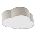 Brilagi - Dětské stropní svítidlo NIMBUS LINEN 2xE27/15W/230V béžová