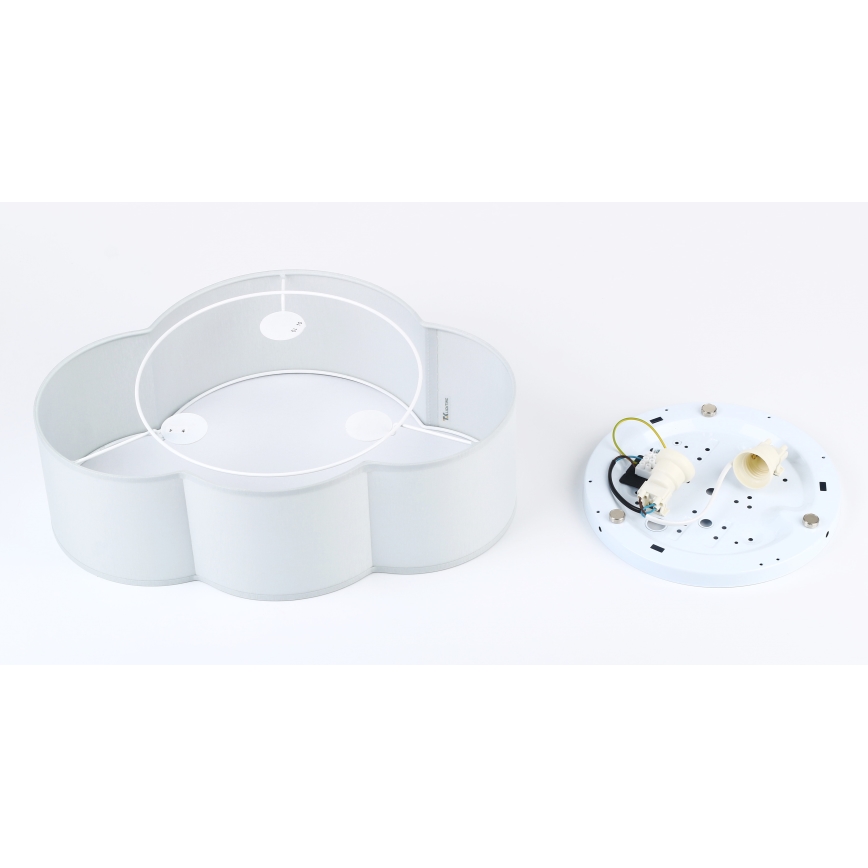 Brilagi - Dětské stropní svítidlo NIMBUS MINI 2xE27/15W/230V 31x43 cm šedá