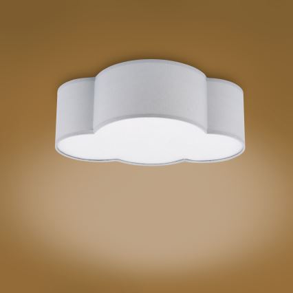 Brilagi - Dětské stropní svítidlo NIMBUS MINI 2xE27/15W/230V šedá