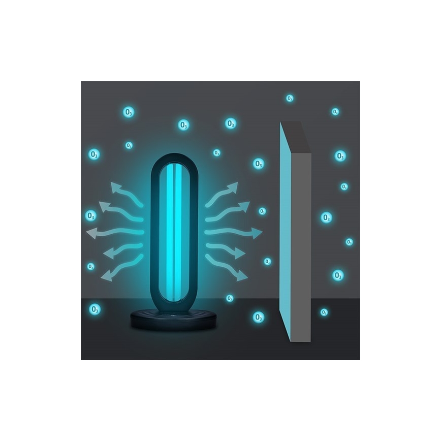 Brilagi - Dezinfekční germicidní lampa UVC/38W/230V + dálkové ovládání