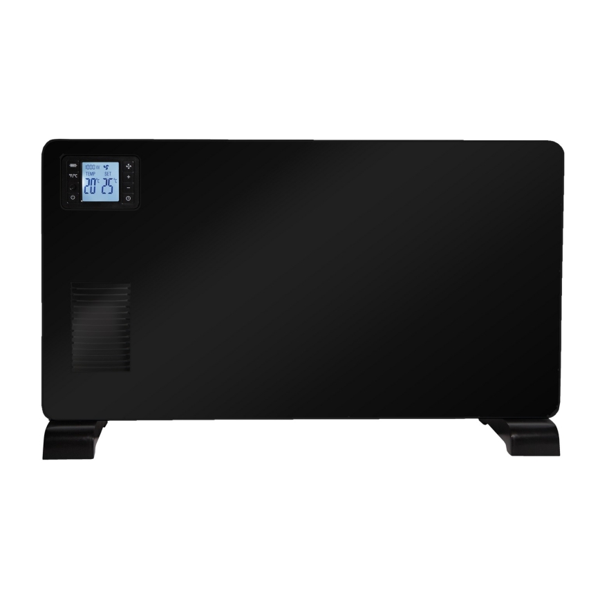 Brilagi - Elektrický přímotop/konvektor 1000/1300/2300W LCD/časovač/TURBO/termostat černá + dálkové ovládání