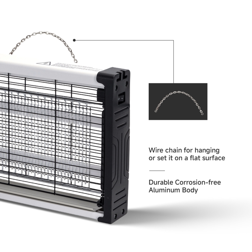 Brilagi - Elektrický lapač hmyzu 2xUV/10W/230V 60 m2