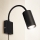 Brilagi - Flexibilní nástěnná lampa s vypínačem SELE 1xGU10/30W/230V černá
