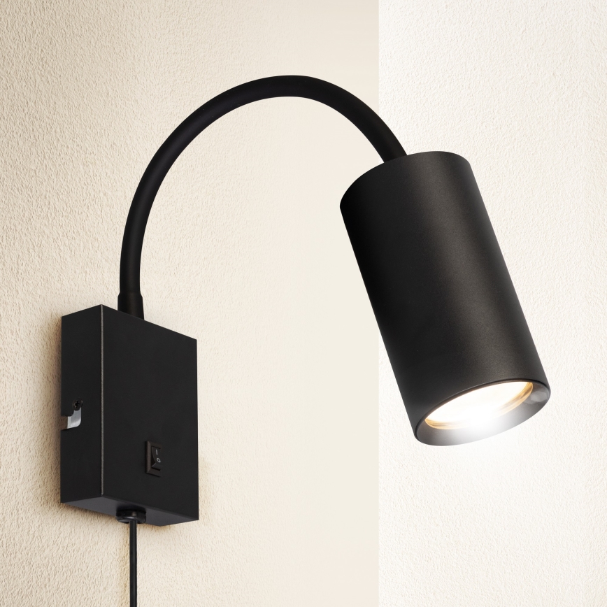 Brilagi - Flexibilní nástěnná lampa SELE 1xGU10/30W/230V černá