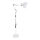 Brilagi - Flexibilní stojací lampa TASKER 1xE27/60W/230V 157 cm bílá