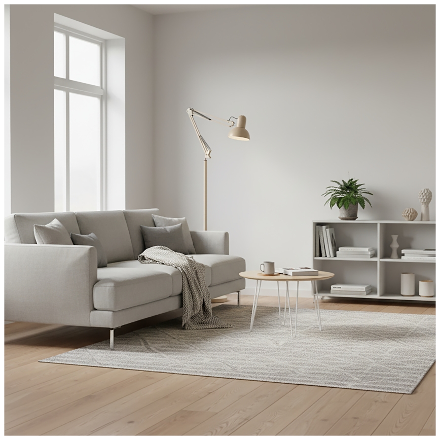Brilagi - Flexibilní stojací lampa TASKER 1xE27/60W/230V 184 cm béžová