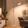 Brilagi - Flexibilní stojací lampa TASKER 1xE27/60W/230V 184 cm bílá