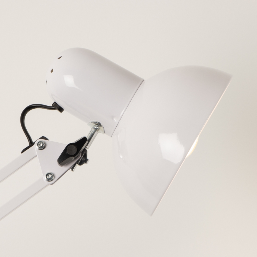 Brilagi - Flexibilní stojací lampa TASKER 1xE27/60W/230V 184 cm bílá