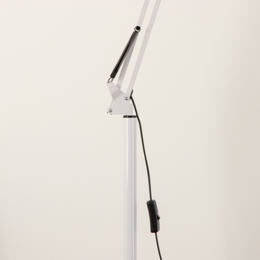 Brilagi - Flexibilní stojací lampa TASKER 1xE27/60W/230V 184 cm bílá