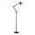 Brilagi - Flexibilní stojací lampa TASKER 1xE27/60W/230V 184 cm černá