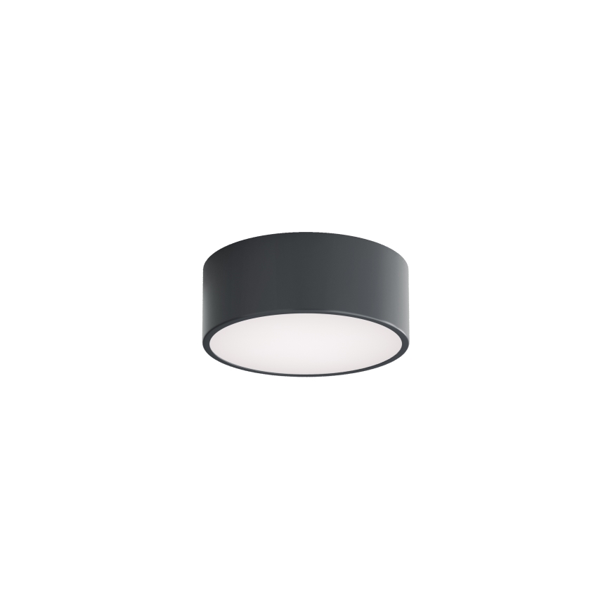 Brilagi - Koupelnové stropní svítidlo se senzorem pohybu i soumraku CLARE 1xE27/24W/230V pr. 20 cm antracit IP54