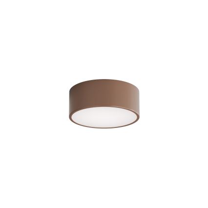 Brilagi - Koupelnové stropní svítidlo se senzorem pohybu a soumraku CLARE 1xE27/24W/230V pr. 20 cm hnědá IP54