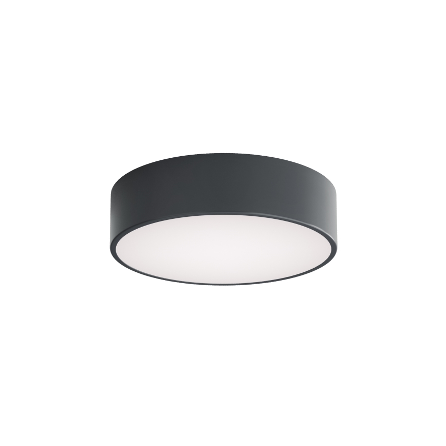 Brilagi - Koupelnové stropní svítidlo se senzorem pohybu a soumraku CLARE 2xE27/24W/230V pr. 30 cm antracit IP54