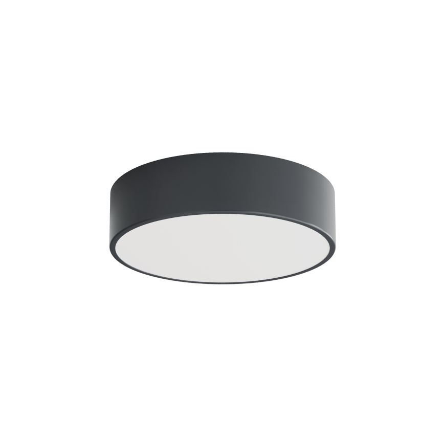Brilagi - Koupelnové stropní svítidlo se senzorem pohybu a soumraku CLARE 2xE27/24W/230V pr. 30 cm antracit IP54