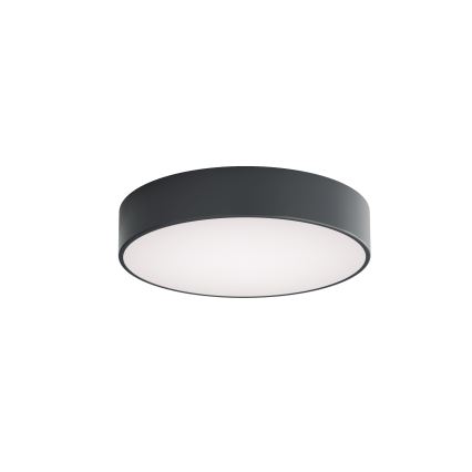 Brilagi - Koupelnové stropní svítidlo se senzorem pohybu a soumraku CLARE 3xE27/24W/230V pr. 40 cm antracit IP54