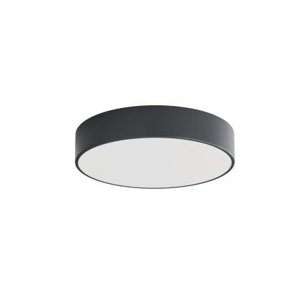 Brilagi - Koupelnové stropní svítidlo se senzorem pohybu a soumraku CLARE 3xE27/24W/230V pr. 40 cm antracit IP54