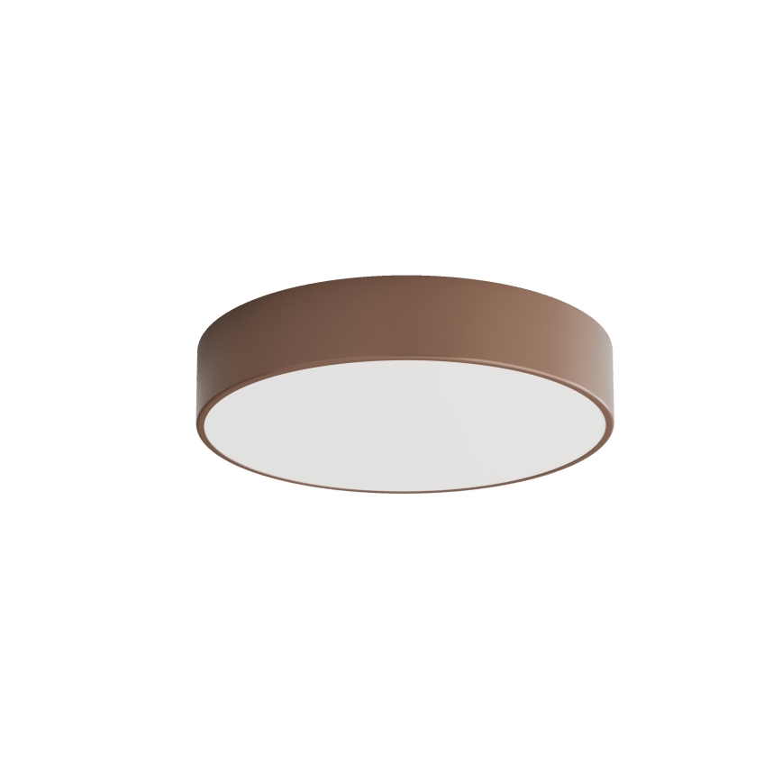 Brilagi - Koupelnové stropní svítidlo se senzorem pohybu a soumraku CLARE 3xE27/24W/230V pr. 40 cm hnědá IP54