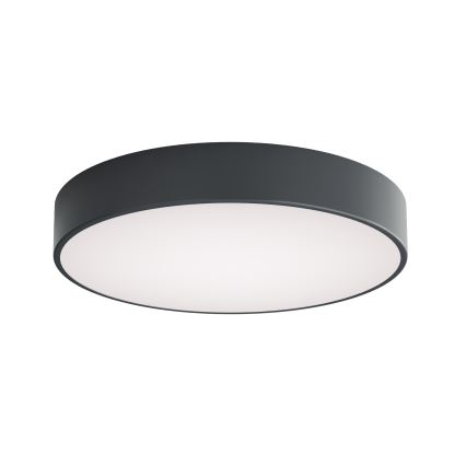 Brilagi - Koupelnové stropní svítidlo se senzorem pohybu a soumraku CLARE 4xE27/24W/230V pr. 50 cm antracit IP54