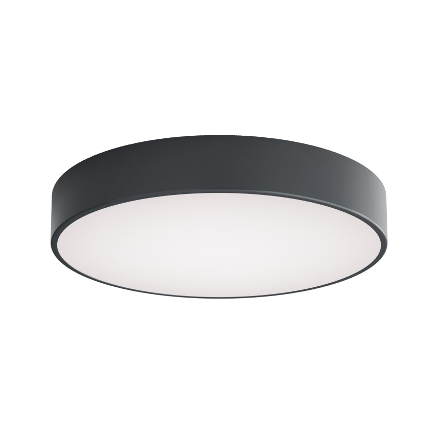 Brilagi - Koupelnové stropní svítidlo se senzorem pohybu a soumraku CLARE 4xE27/24W/230V pr. 50 cm antracit IP54