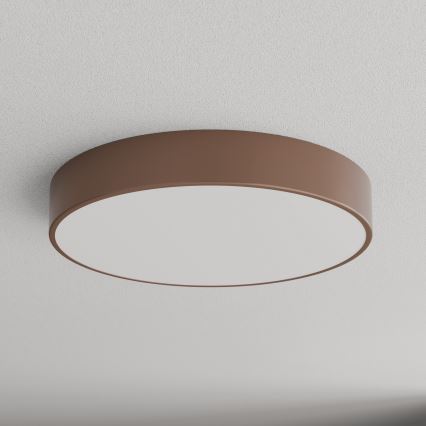 Brilagi - Koupelnové stropní svítidlo se senzorem pohybu a soumraku CLARE 4xE27/24W/230V pr. 50 cm hnědá IP54
