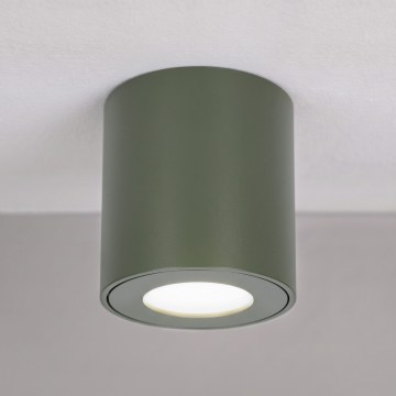 BRILAGI - Koupelnové bodové svítidlo MIA 1xGU10/30W/230V 60x82 mm 84x80 mm tmavě zelená IP54