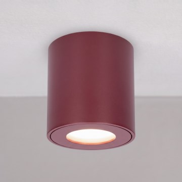 BRILAGI - Koupelnové bodové svítidlo MIA 1xGU10/30W/230V 84x80 mm burgundy IP54