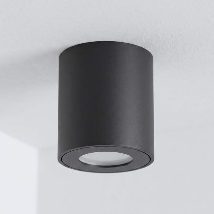 BRILAGI - Koupelnové bodové svítidlo MIA 1xGU10/30W/230V 84x80 mm černá IP54
