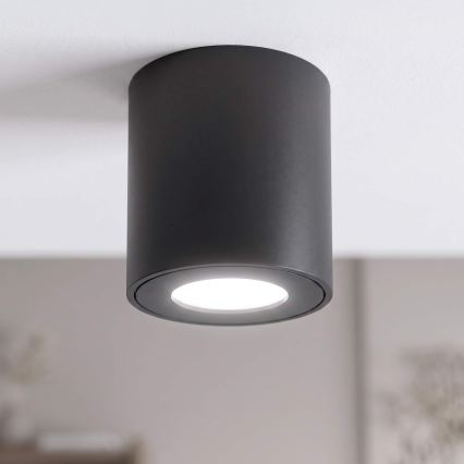 BRILAGI - Koupelnové bodové svítidlo MIA 1xGU10/30W/230V 84x80 mm černá IP54