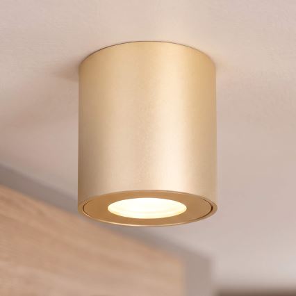 BRILAGI - Koupelnové bodové svítidlo MIA 1xGU10/30W/230V 84x80 mm zlatá IP54
