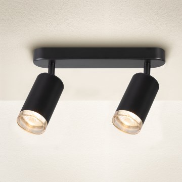 Brilagi - Koupelnové bodové svítidlo SELE 2xGU10/30W/230V IP44 černá