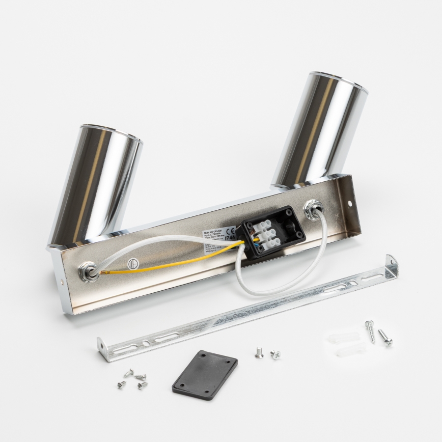 Brilagi - Koupelnové bodové svítidlo SELE 2xGU10/30W/230V IP44 lesklý chrom