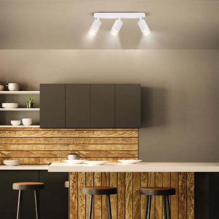 Brilagi - Koupelnové bodové svítidlo SELE 3xGU10/30W/230V IP44 bílá