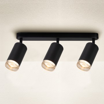 Brilagi - Koupelnové bodové svítidlo SELE 3xGU10/30W/230V IP44 černá