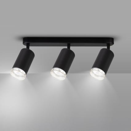 Brilagi - Koupelnové bodové svítidlo SELE 3xGU10/30W/230V IP44 černá