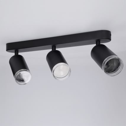 Brilagi - Koupelnové bodové svítidlo SELE 3xGU10/30W/230V IP44 černá