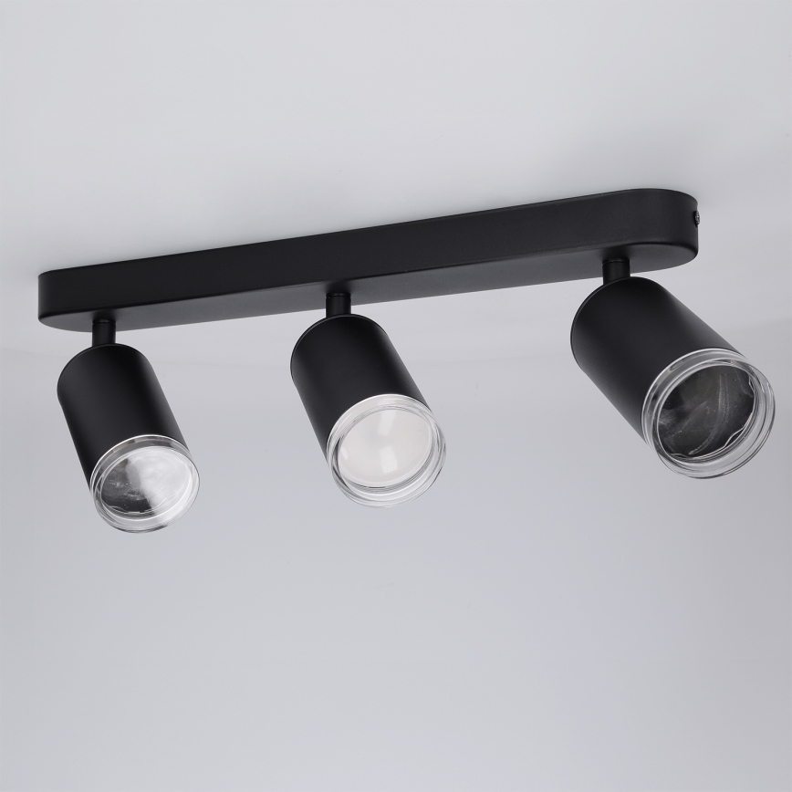 Brilagi - Koupelnové bodové svítidlo SELE 3xGU10/30W/230V IP44 černá
