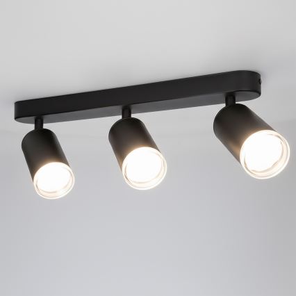 Brilagi - Koupelnové bodové svítidlo SELE 3xGU10/30W/230V IP44 černá