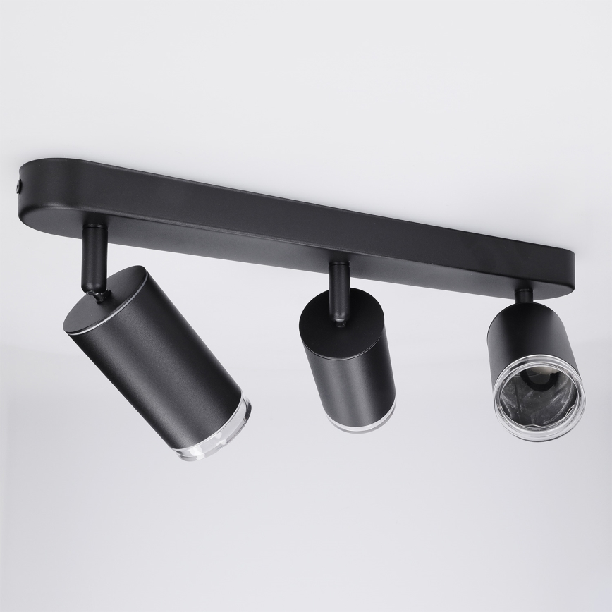 Brilagi - Koupelnové bodové svítidlo SELE 3xGU10/30W/230V IP44 černá