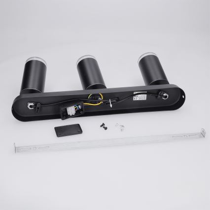 Brilagi - Koupelnové bodové svítidlo SELE 3xGU10/30W/230V IP44 černá