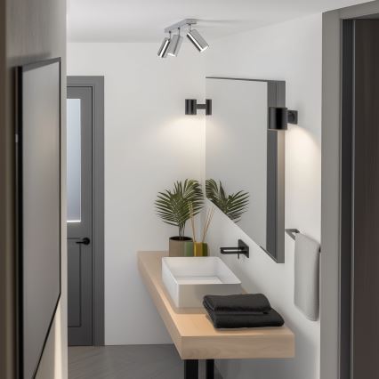 Brilagi - Koupelnové bodové svítidlo SELE 3xGU10/30W/230V IP44 lesklý chrom