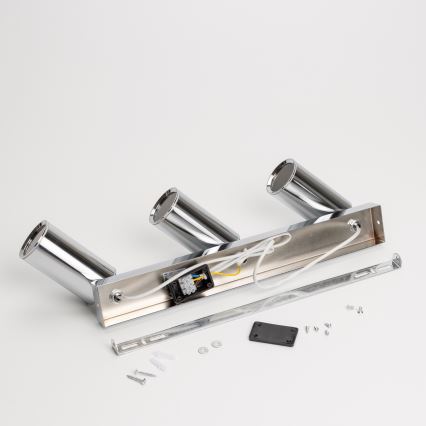 Brilagi - Koupelnové bodové svítidlo SELE 3xGU10/30W/230V IP44 lesklý chrom