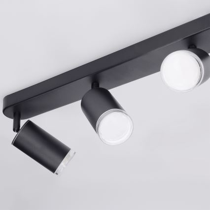 Brilagi - Koupelnové bodové svítidlo SELE 4xGU10/30W/230V IP44 černá