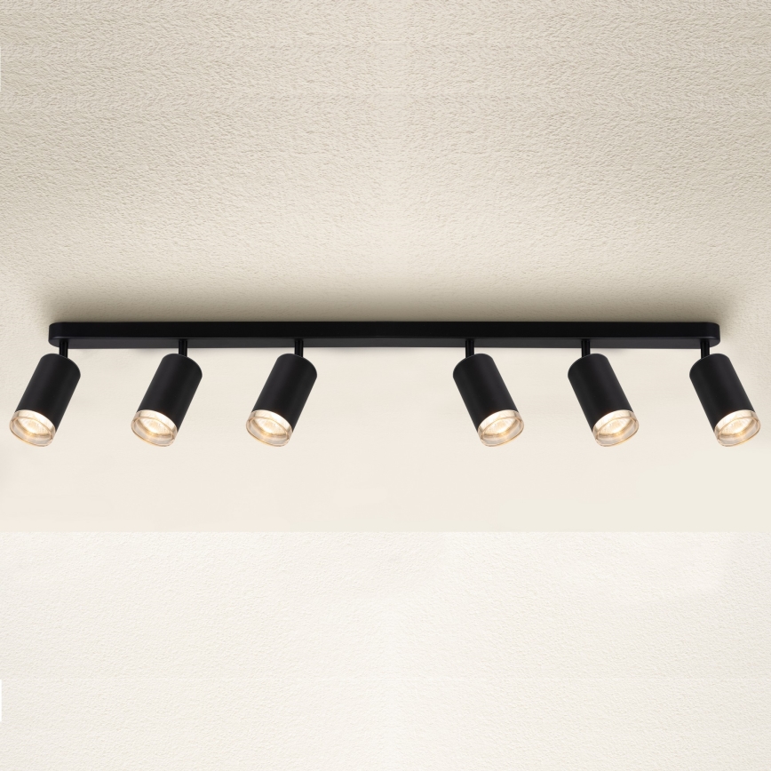 Brilagi - Koupelnové bodové svítidlo SELE 6xGU10/30W/230V IP44 černá