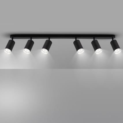 Brilagi - Koupelnové bodové svítidlo SELE 6xGU10/30W/230V IP44 černá