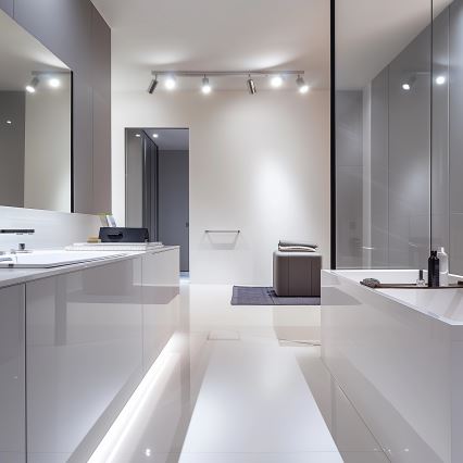 Brilagi - Koupelnové bodové svítidlo SELE 6xGU10/30W/230V IP44 lesklý chrom